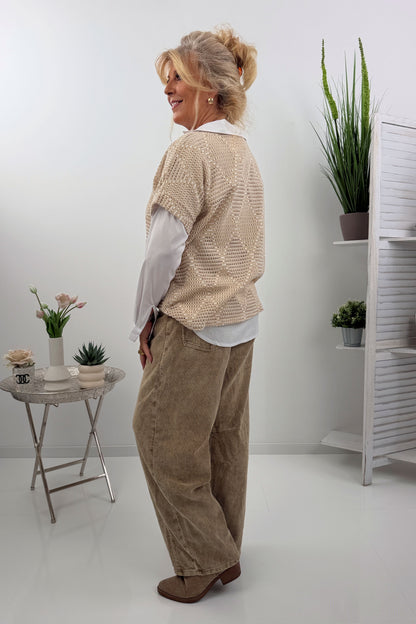 Stylischer Strickpullover (38-44)