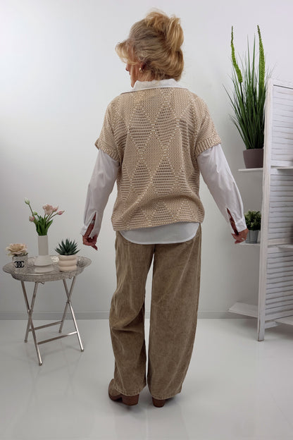 Stylischer Strickpullover (38-44)