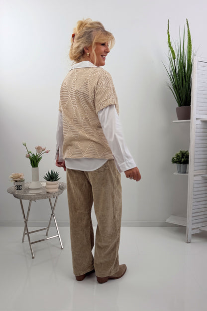 Stylischer Strickpullover (38-44)