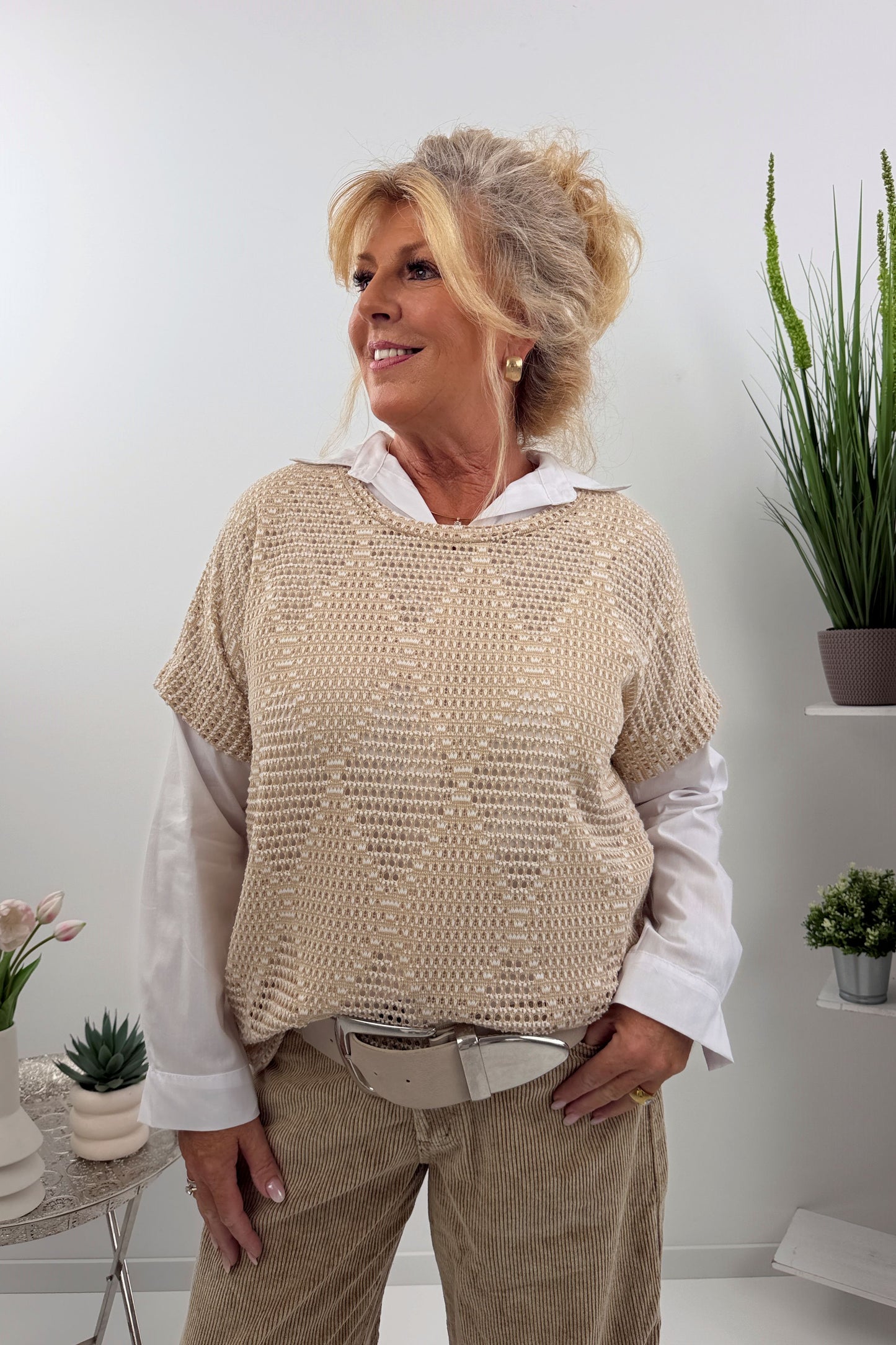 Stylischer Strickpullover (38-44)