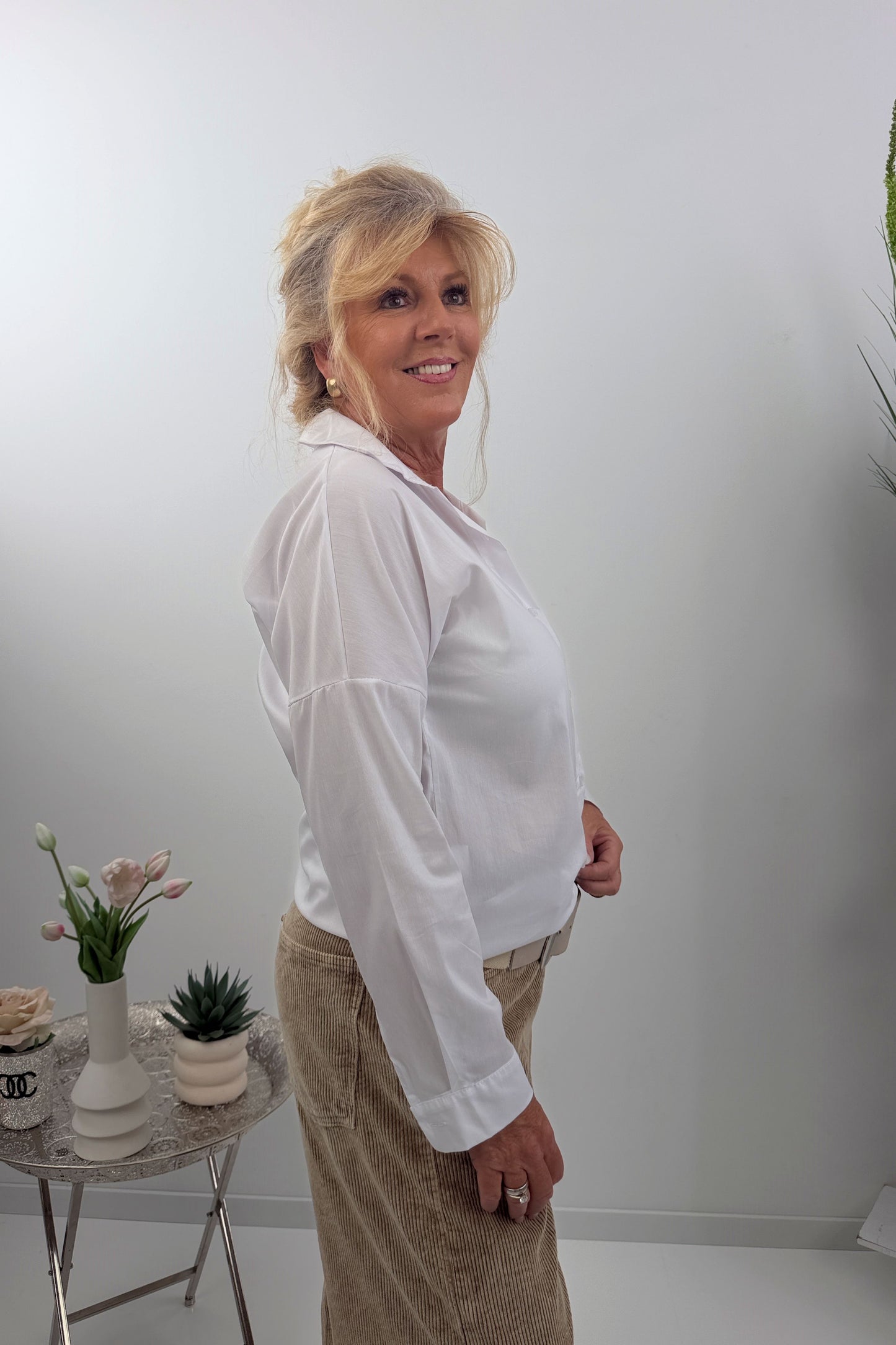 Bluse in Weiß (38-42)