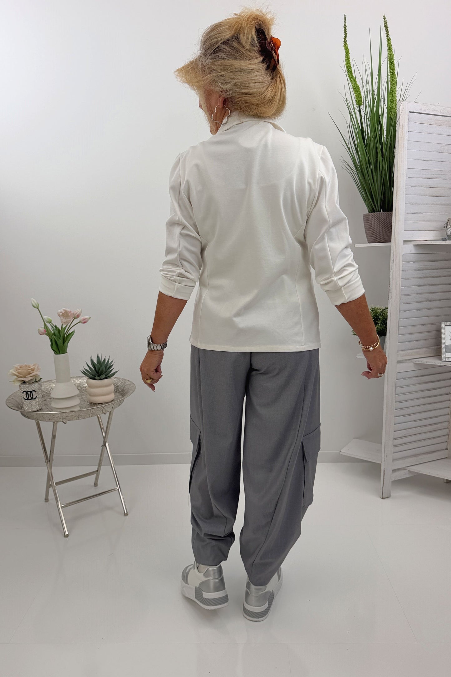 Moderner Blazer in Off-White (38-42)