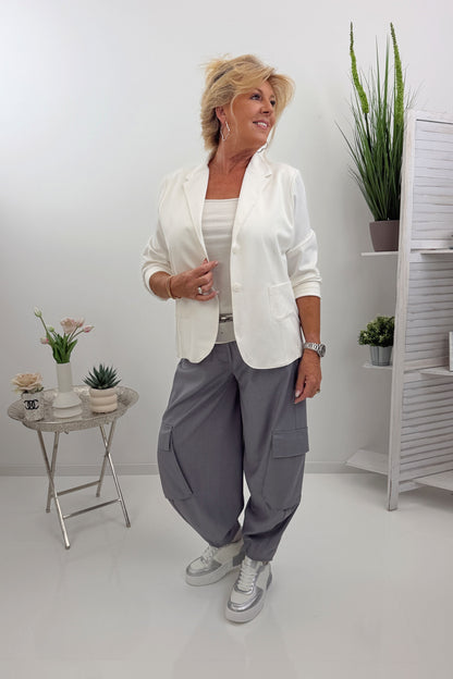 Moderner Blazer in Off-White (38-42)