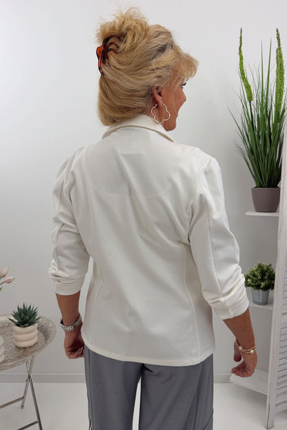 Moderner Blazer in Off-White (38-42)