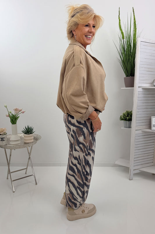 Moderne Jacke in Beige (38-44)