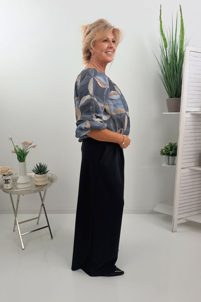 Moderne Hose in Marineblau (38-42)
