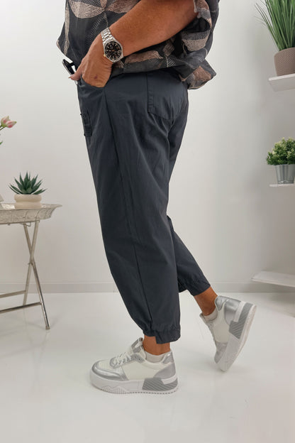 Moderne Jogpant in Grau (38-42)