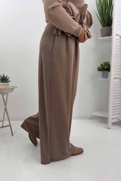 Moderne Hose in Taupe  (38-42)