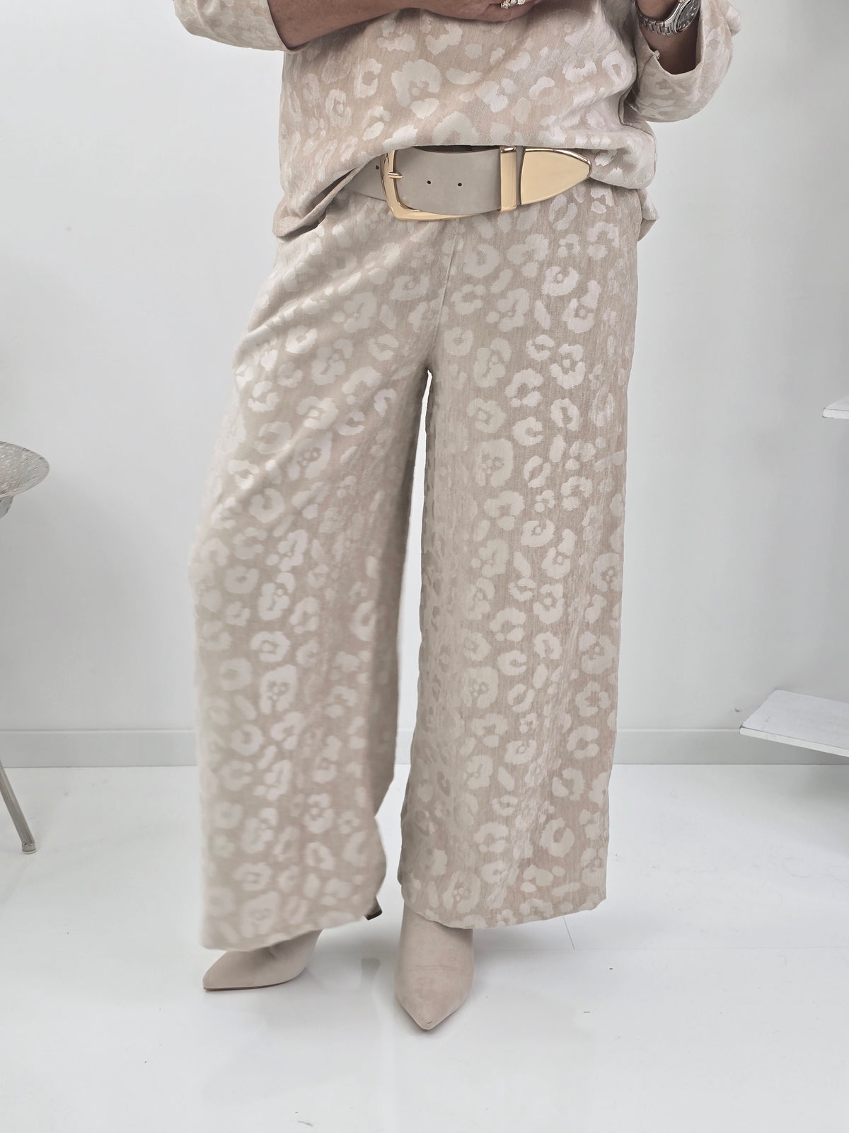 Elegante Marlene-Hose in beige (36-42)