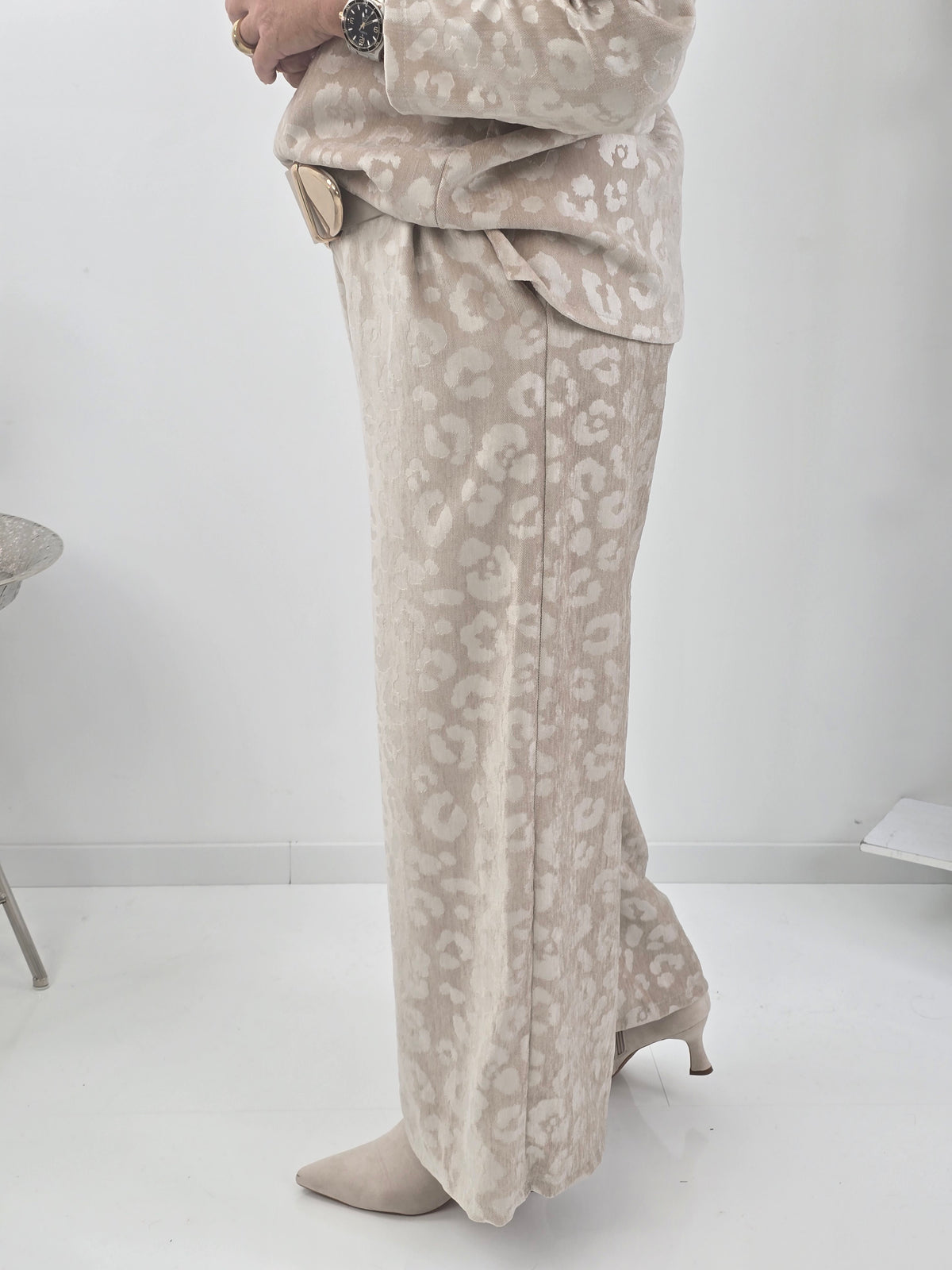 Elegante Marlene-Hose in beige (36-42)