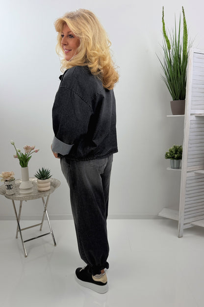 Coole Jeans in klassischem Schwarz (38-42/44)
