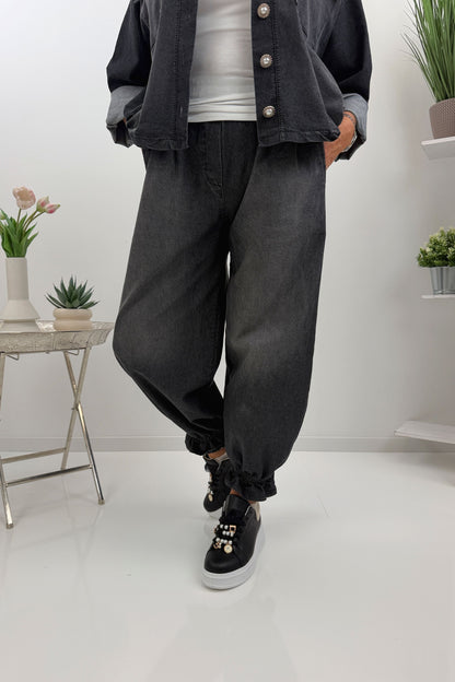 Coole Jeans in klassischem Schwarz (38-42/44)