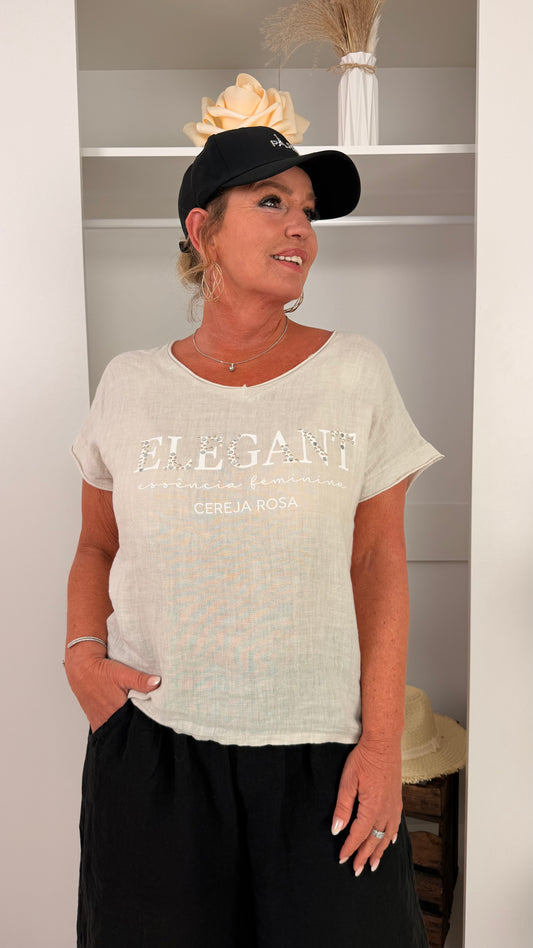 Blusenshirt in Beige (38-42)