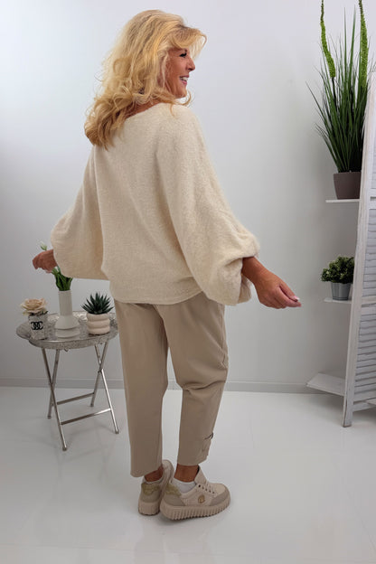 Stilvolle Hose in Beige (38-42/44)