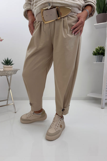 Stilvolle Hose in Beige (38-42/44)