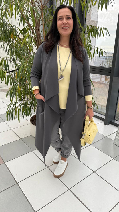 Sweatshirt in Gelb (38-44)