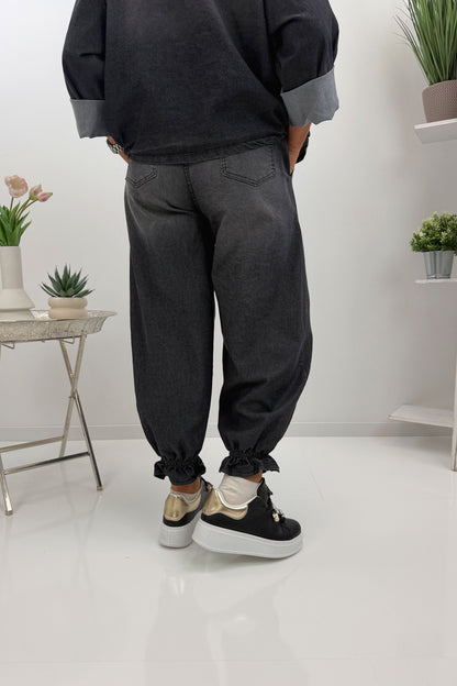Coole Jeans in klassischem Schwarz (38-42/44)