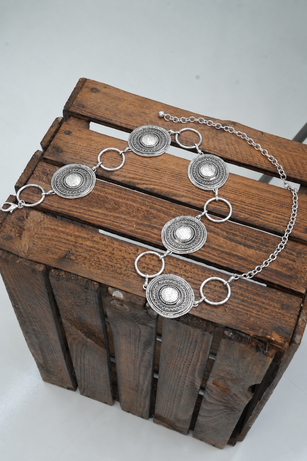 Gürtel in Silber-Antik (One Size)