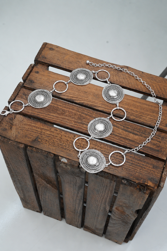 Gürtel in Silber-Antik (One Size)