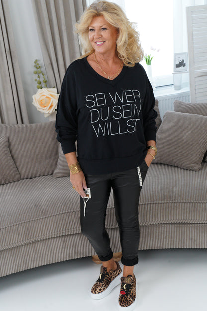 Pullover in Schwarz (38-42)