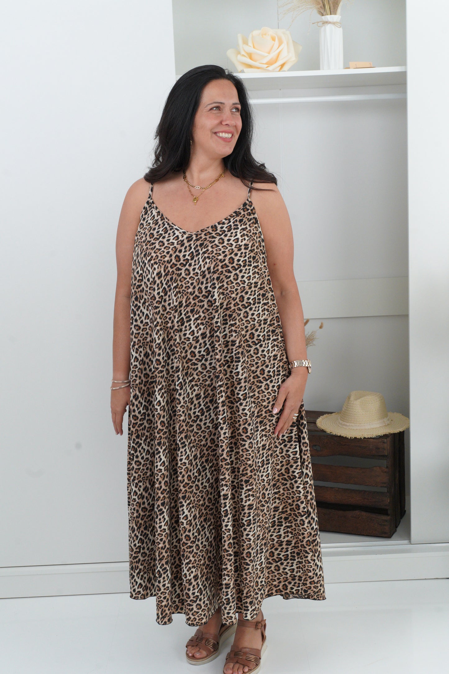 Kleid in Leo (42-46+)