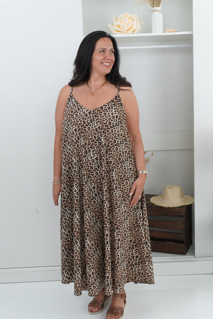 Kleid in Leo (42-46+)