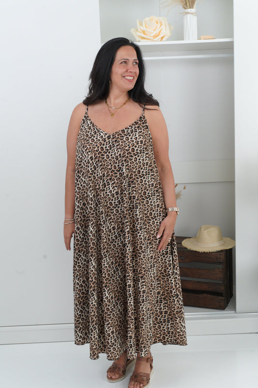 Kleid in Leo (42-46+)