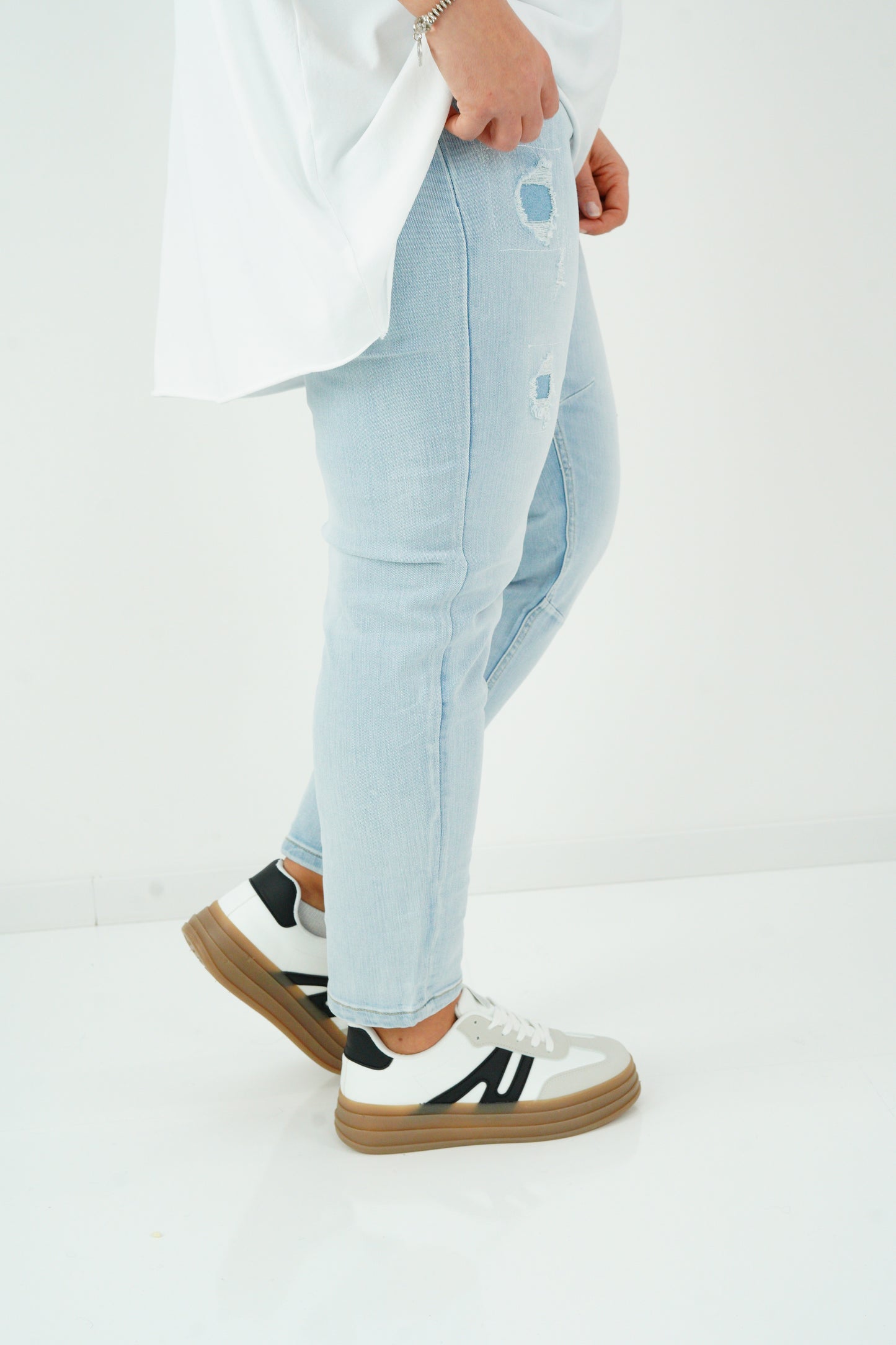 Jeans Hose in Light Blue (L,XL)