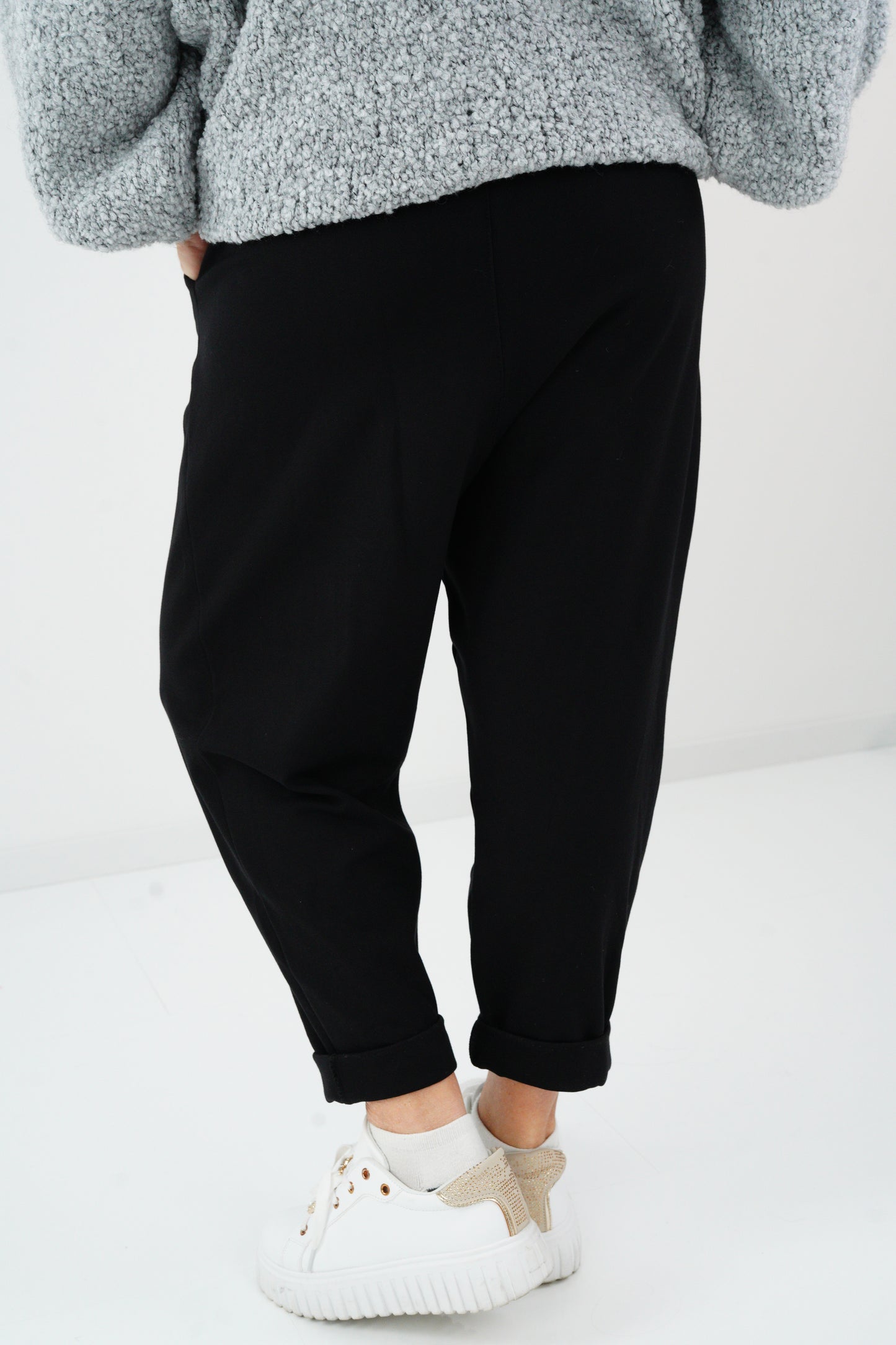 Baggy-Hose in Black (38-42+)