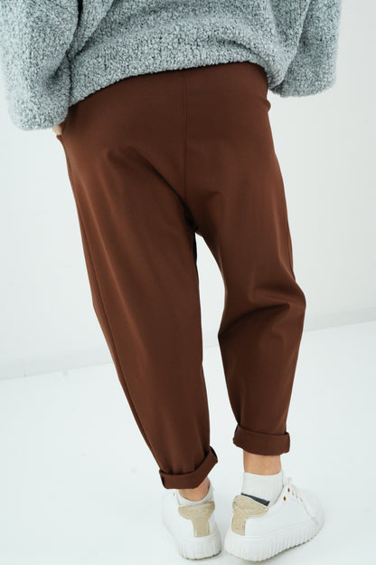 Baggy-Hose in Chocolate (38-42+)
