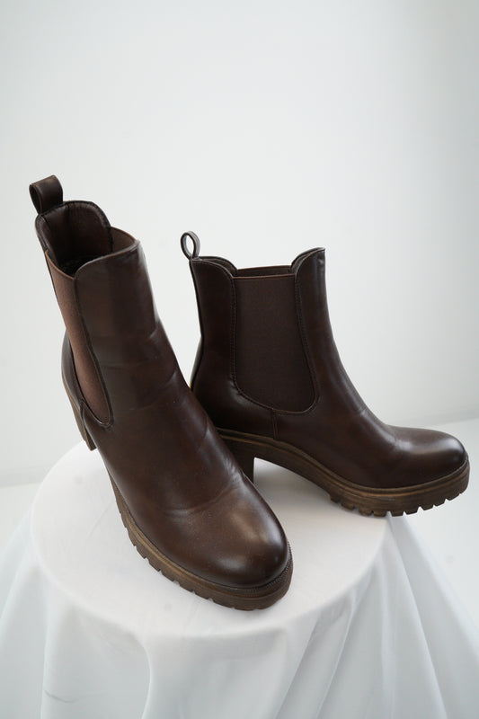 Schuh Booty in Schoko (Gr.36-40)