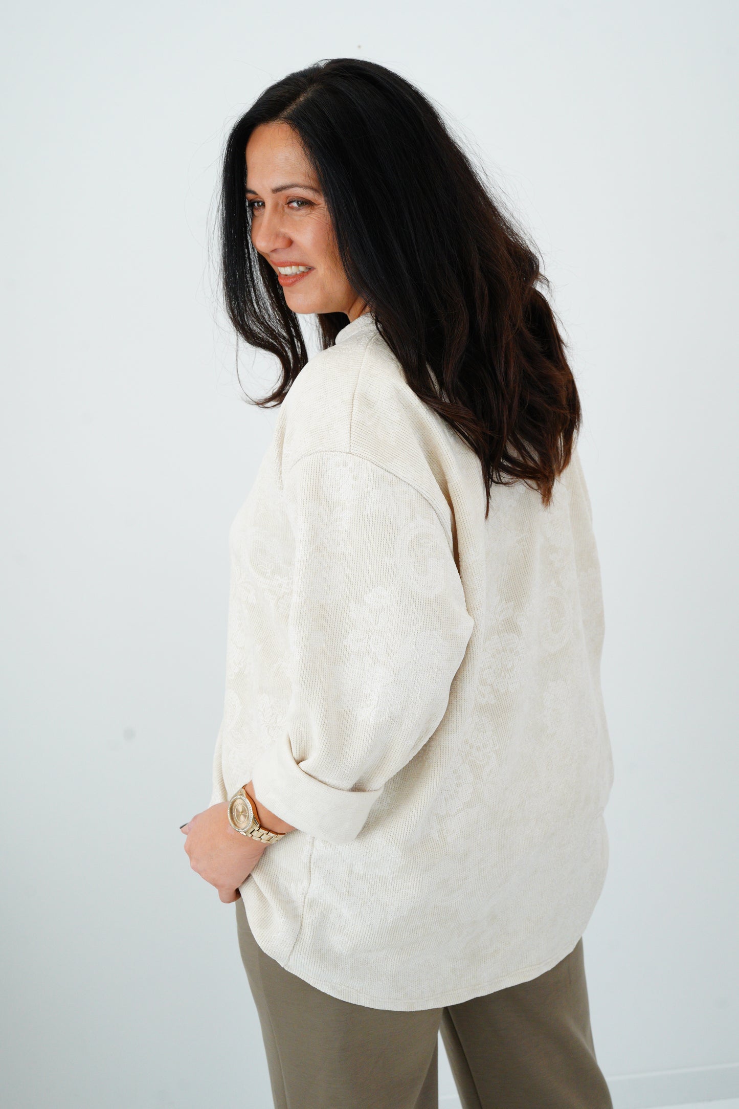 Pullover in Beige (42-44+)