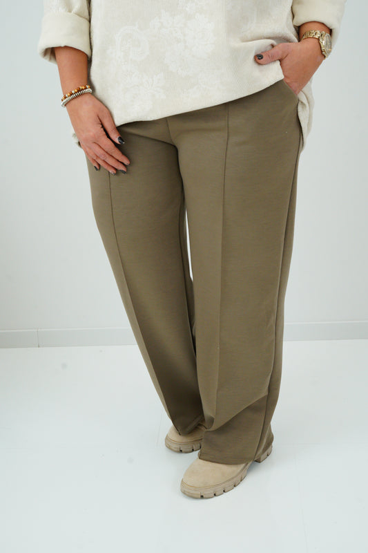 Marlenehose  in Taupe (42-46)