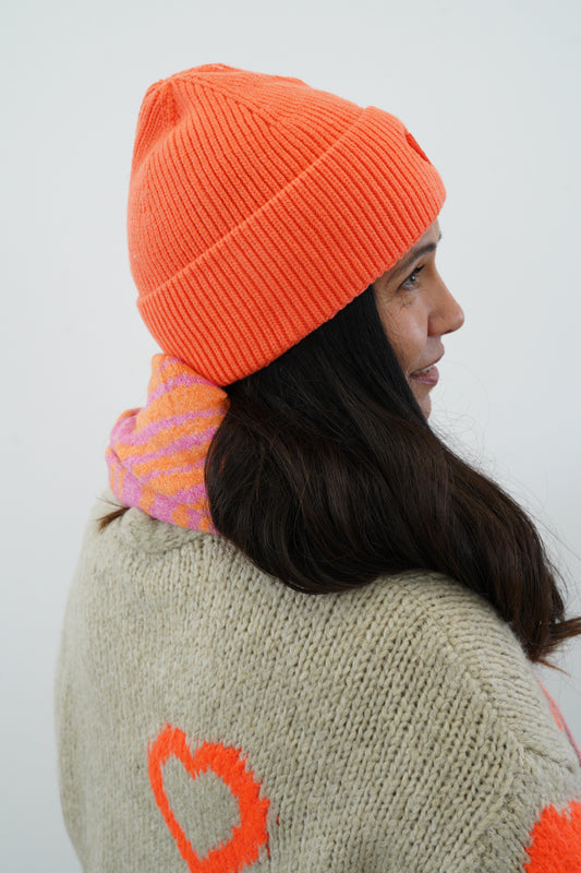 Mütze in Orange