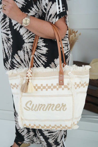 Shopper in Creme-Beige (One Size)