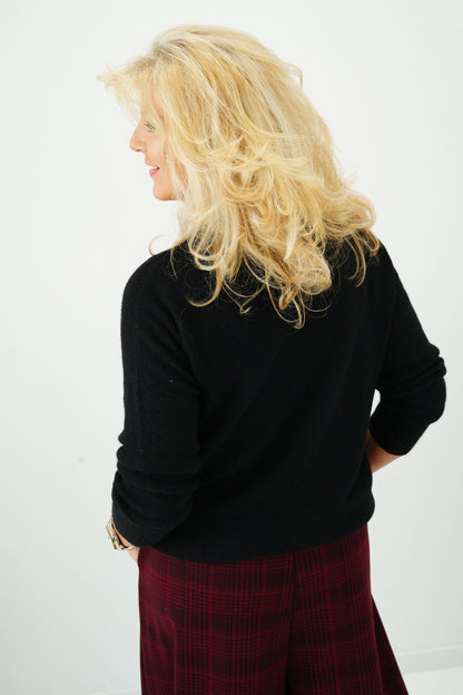 Pullover in Schwarz (38-42+)