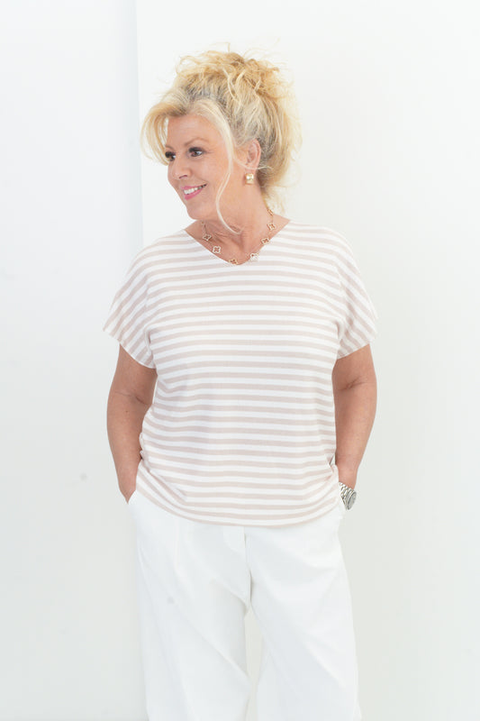 T-Shirt in Beige-Ecru (38-42)