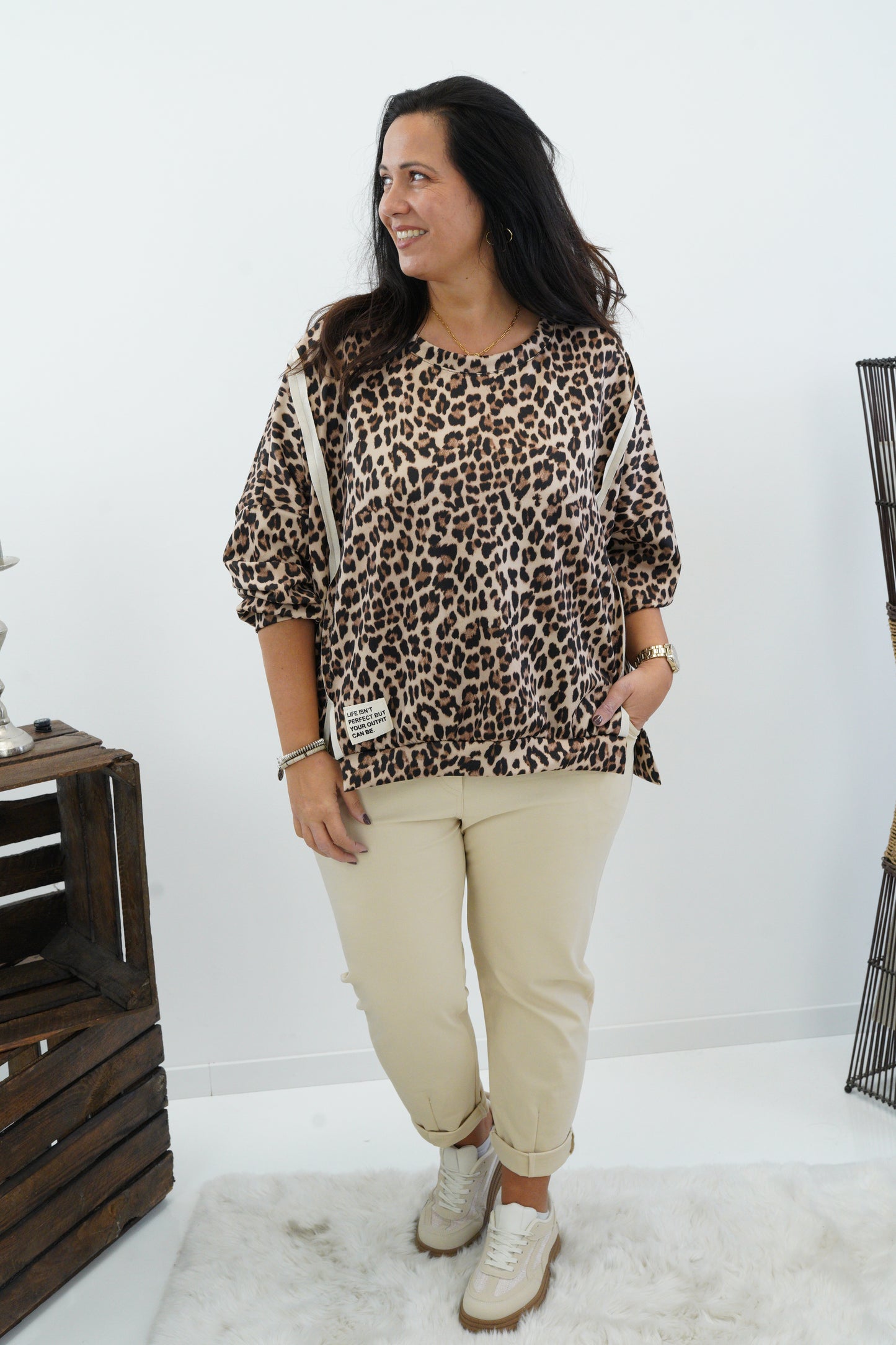 Joggpant in Beige (42-46)