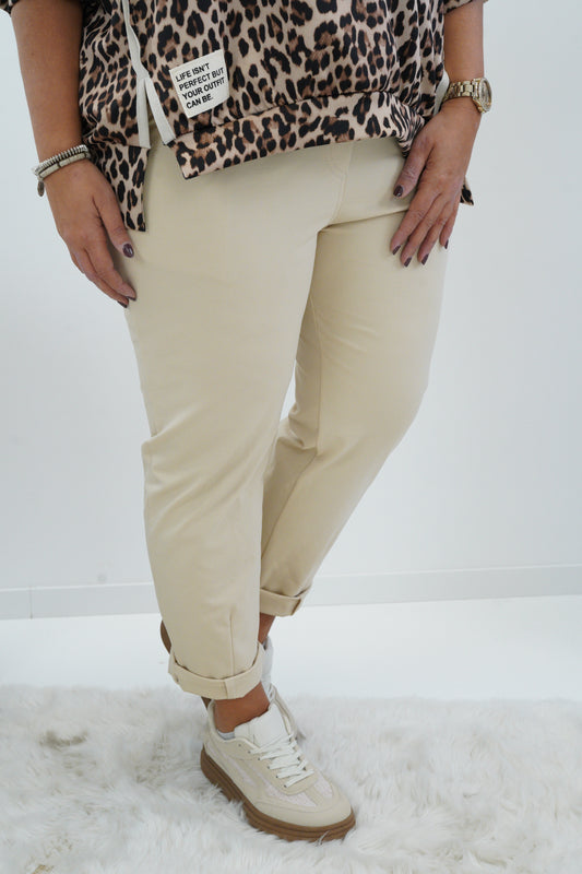 Joggpant in Beige (42-46)