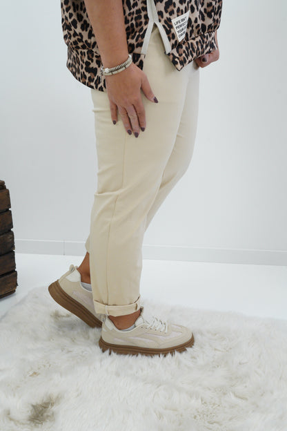 Joggpant in Beige (42-46)