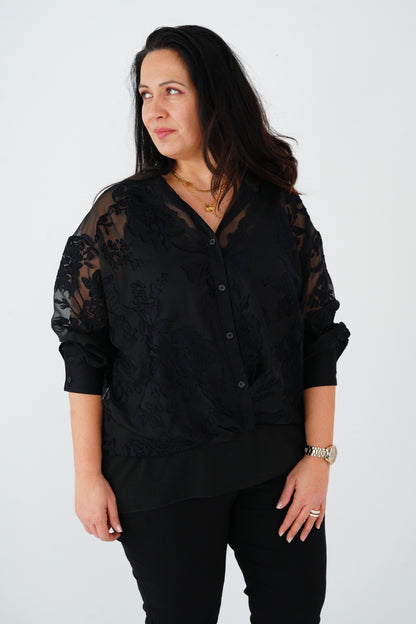 Bluse in Schwarz (40-44)