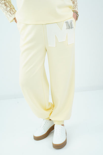 Joggpant in Vanillegelb (38-42)