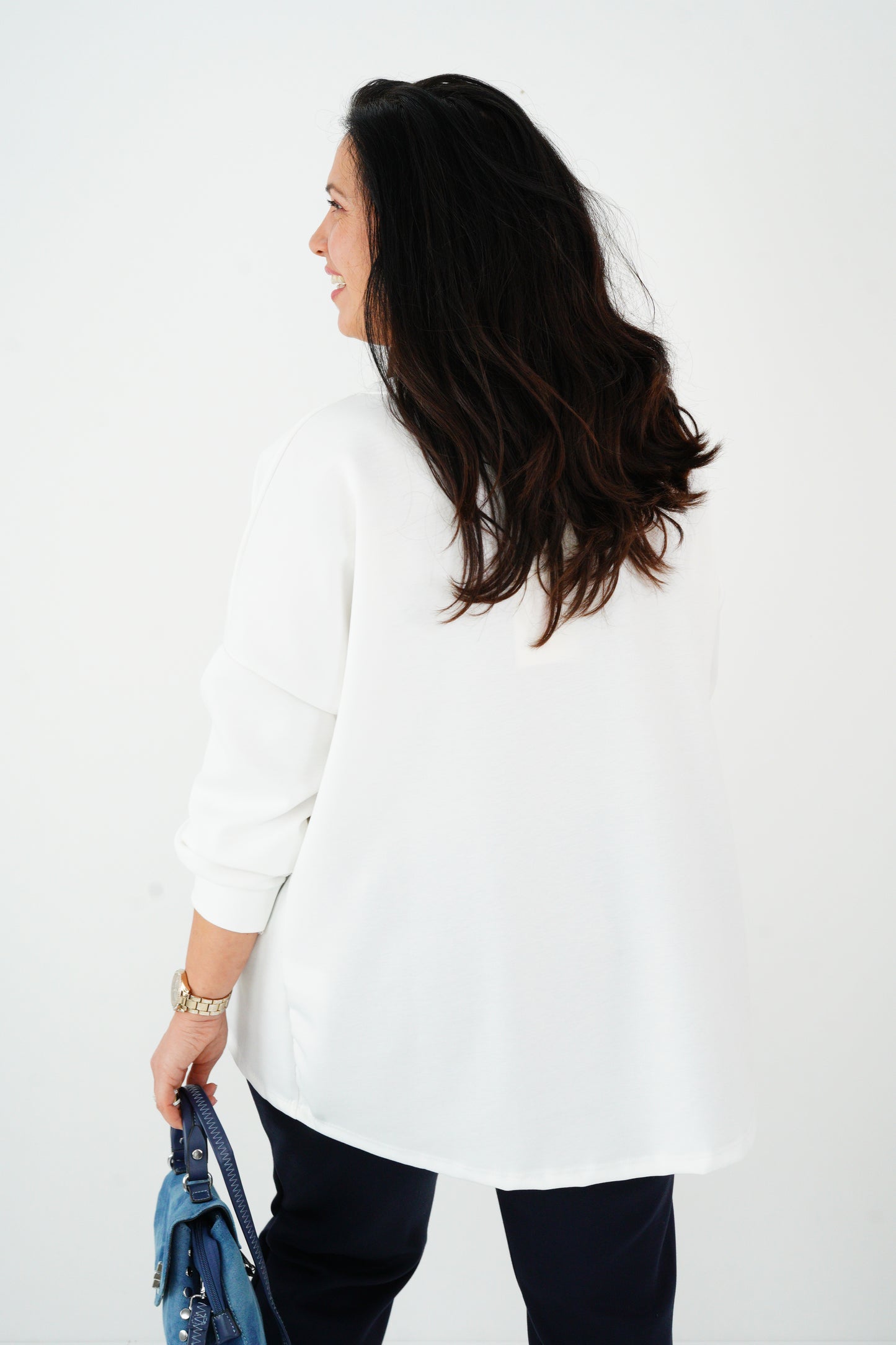 Sweatshirt in Off-White (42-46)