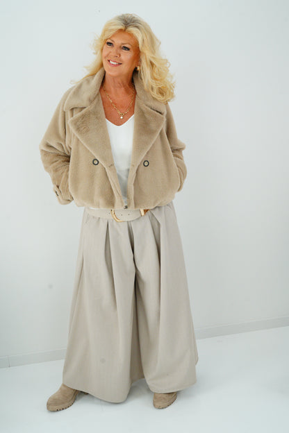 Jacke in Beige (38-42+)