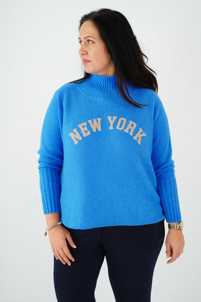 Pullover in Ocean-Blue (38-44)