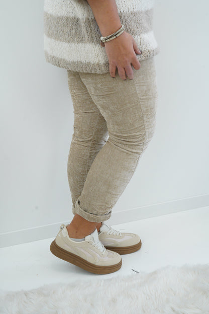 Joggpant in Sand (38-42+)