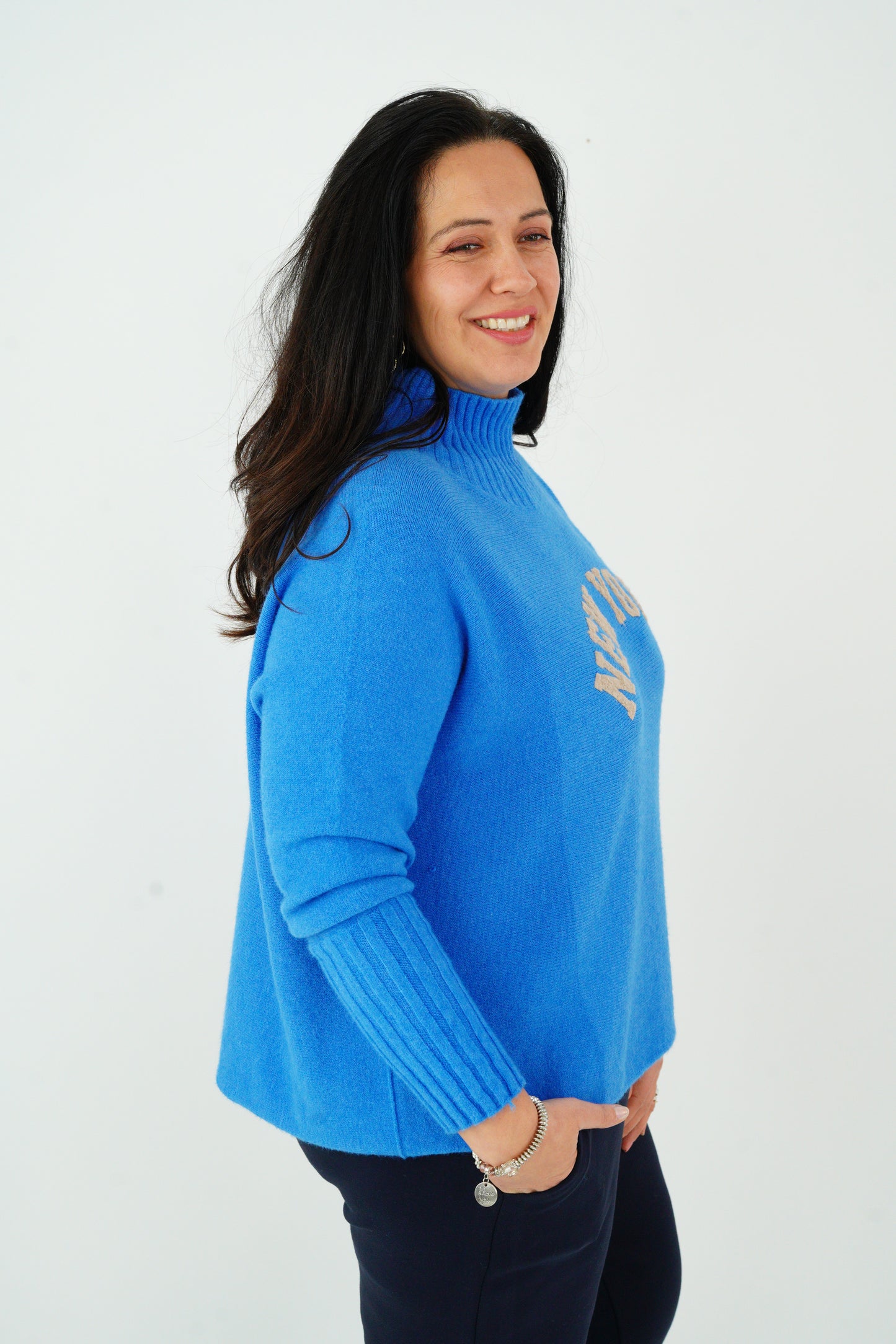 Pullover in Ocean-Blue (38-44)