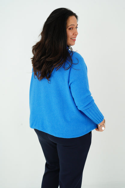 Pullover in Ocean-Blue (38-44)