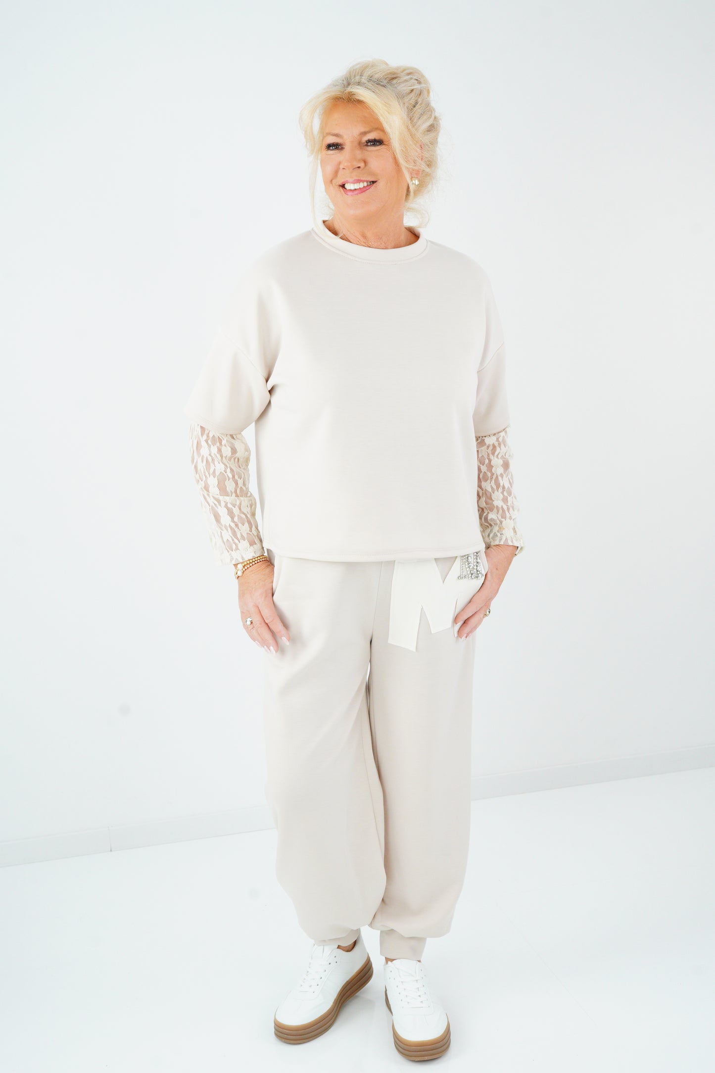 Joggpant in Beige (38-42)