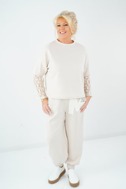 Sweatshirt in Beige (38-42)